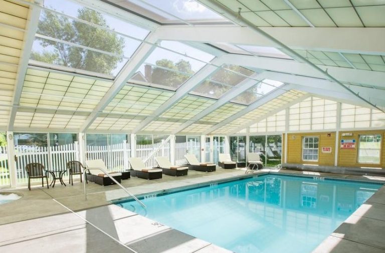 indoor pool in mass hotel