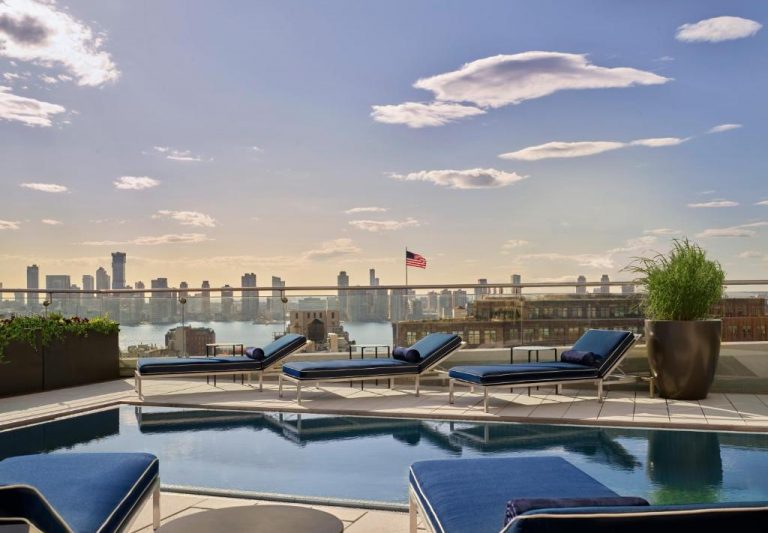 nyc hotel with rooftop pool