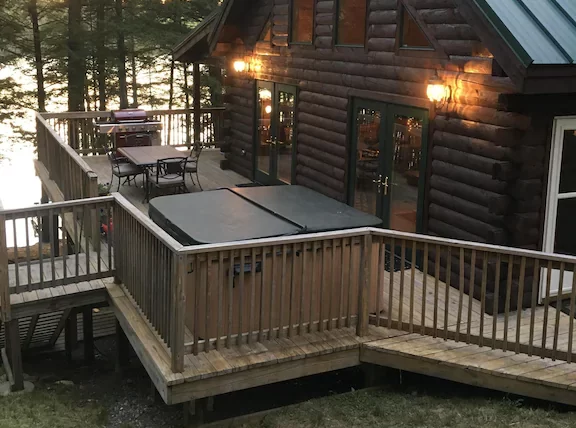 cozy cabin rental in Maine 3