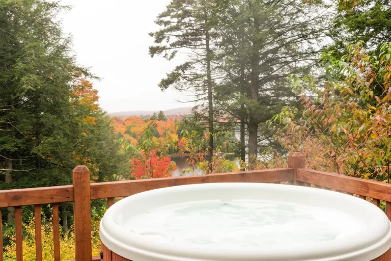 cabin with hot tub in upstate new york