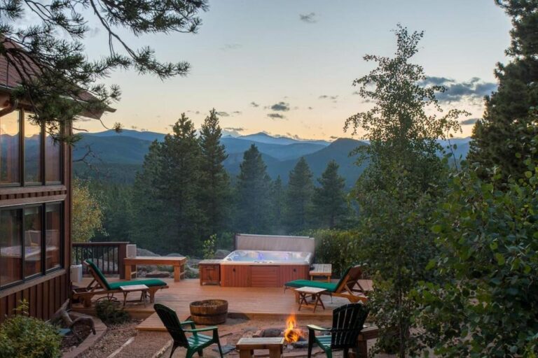 romantic cabins with ho tub Colorado