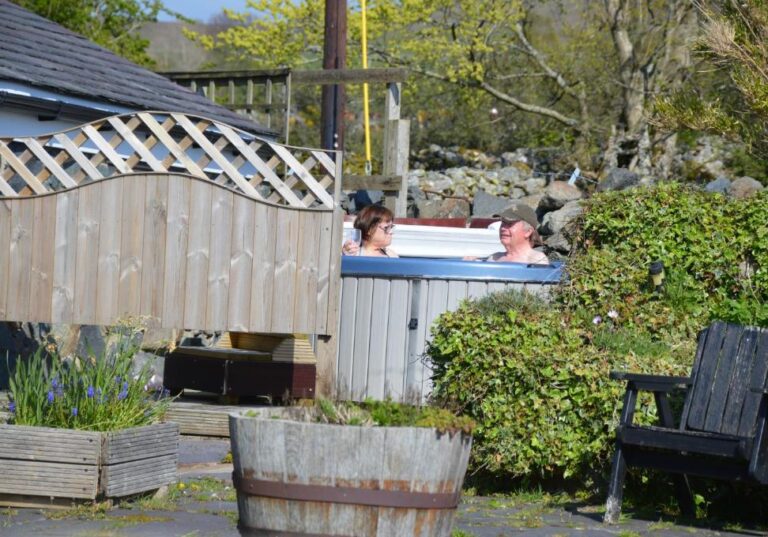 lodges with private hot tub in North of Wales 2
