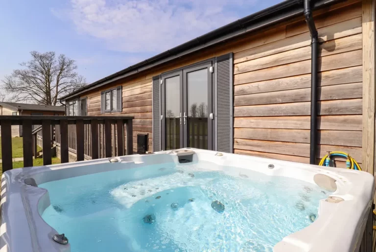 lovely lodges with private hot tub in Suffolk 2