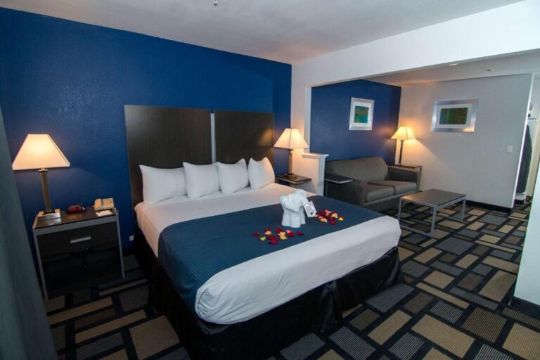 affordable hotels with hot tub in room Houston 2