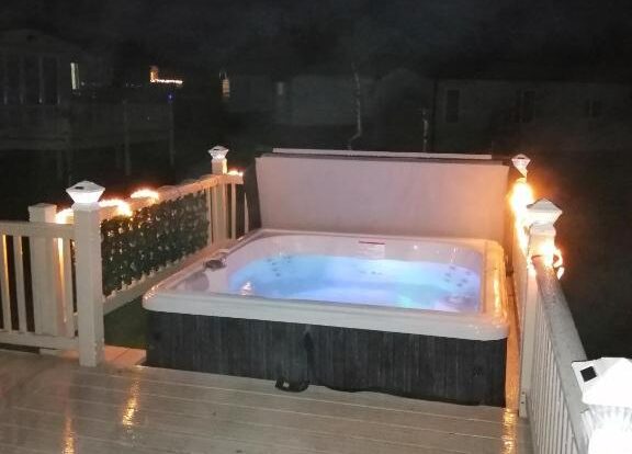 charming lodge with hot tub in North East UK 2