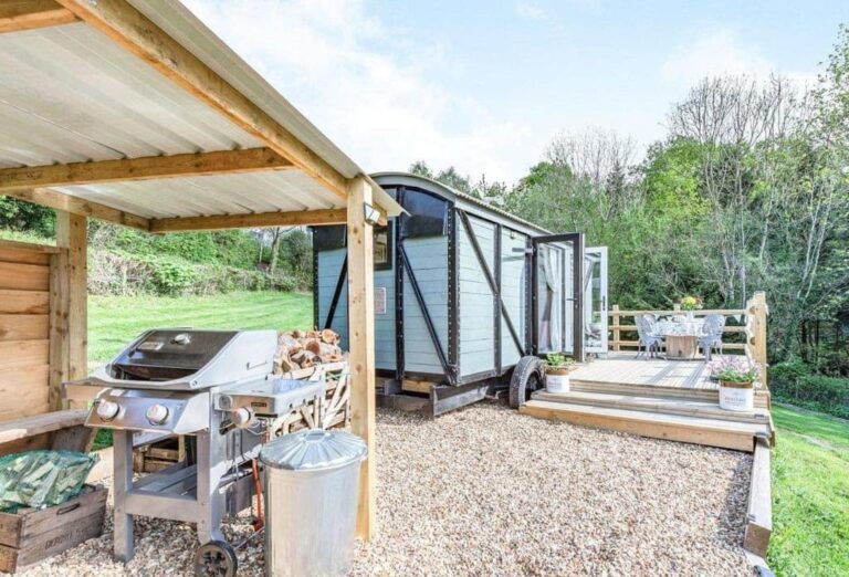 charming lodges with hot tub in Forest of Dean 4