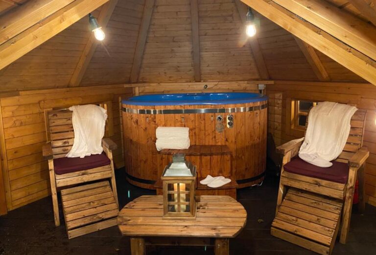 luxury log cabins in Ayrshire with hot tub 4