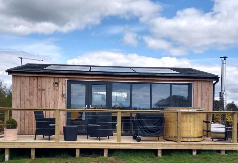 luxury log cabins on Ayrshire 3