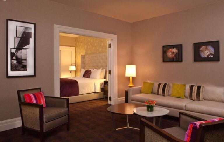 The Bellevue Hotel romantic hotel room