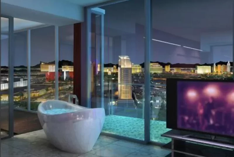 rooms with a hot tub and a view in Las Vegas 2