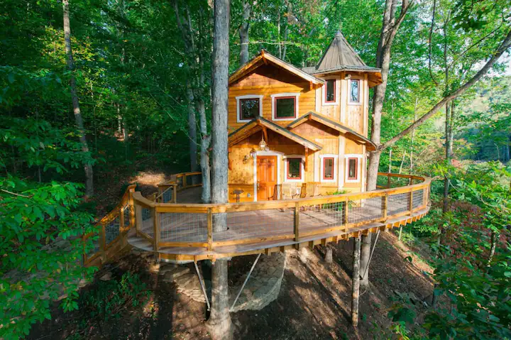 Asheville's luxury treehouse!1