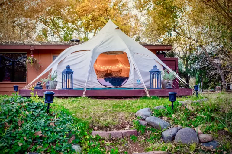 Cool airbnb yurt 3