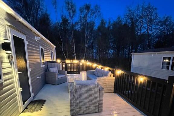 hot tub lodges in North East England