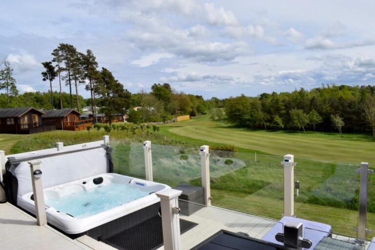luxury lodges with hot tub in North East England 2