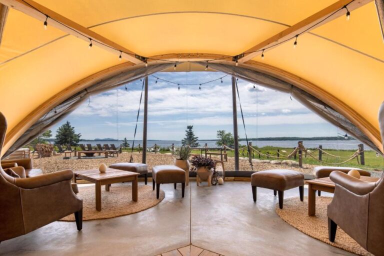 Cool hotels in Maine-Under Canvas Acadia 2