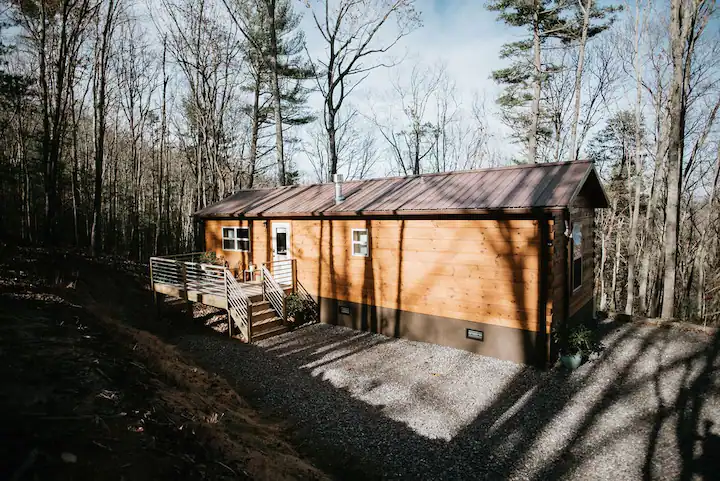 West Asheville Cabin with Hot tub4
