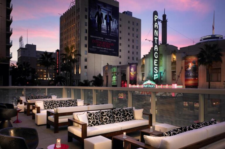 W Hollywood LA rooftop pool 10