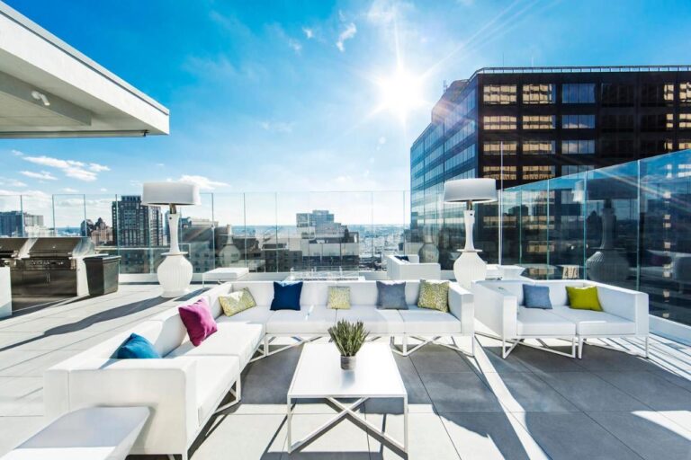 Global luxury suites philadelphia rooftop pool 2