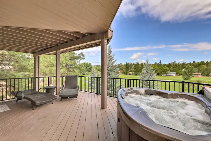 Best Cabins with Hot Tub in Arizona Cabin with Mtn View1