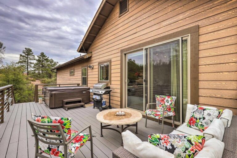 Best Cabins with Hot Tub in Arizona Elkwood Lodge Star Valley Cabin3