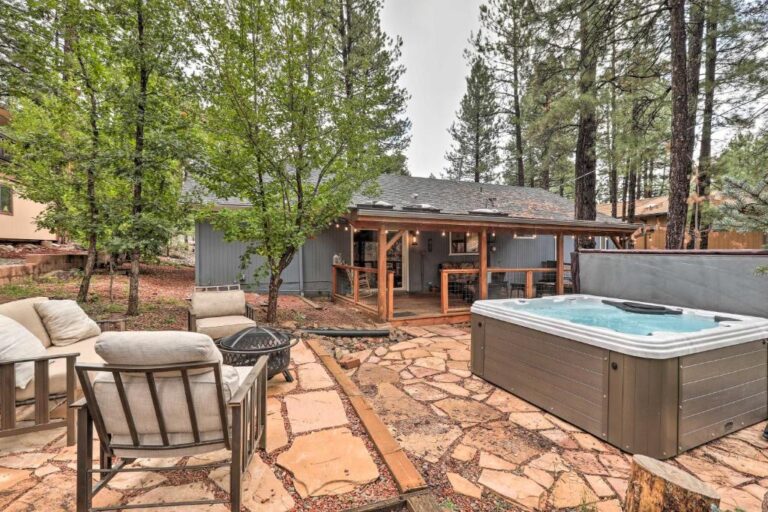 Best Cabins with Hot Tub in Arizona Munds Park Cabin1