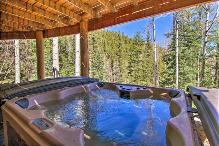 Best Cabins with Hot Tub in Arizona Rustic Greer Cabin2