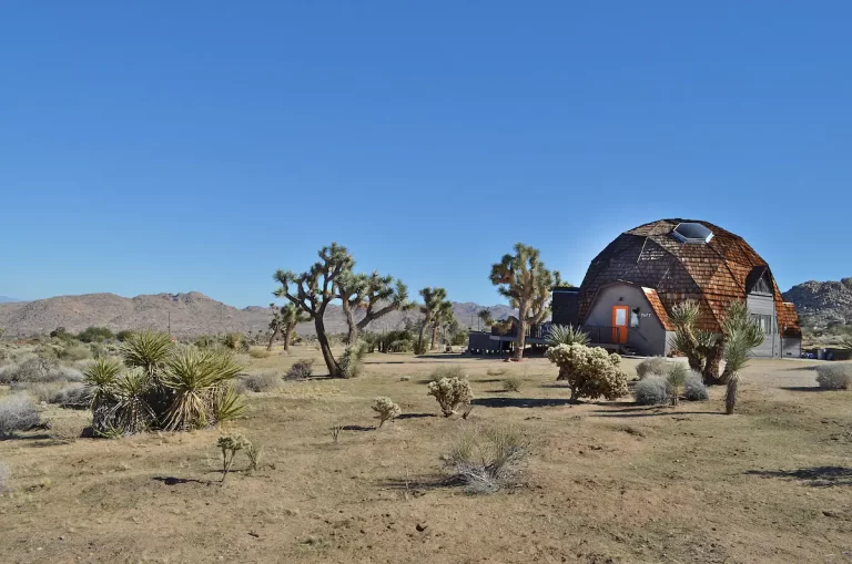 Bubble hotels in California-Joshua Tree Geodesic Dome House