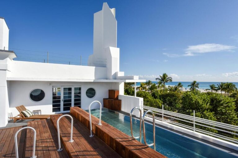 Hotel Breakwater South Beach penthouse with private pool