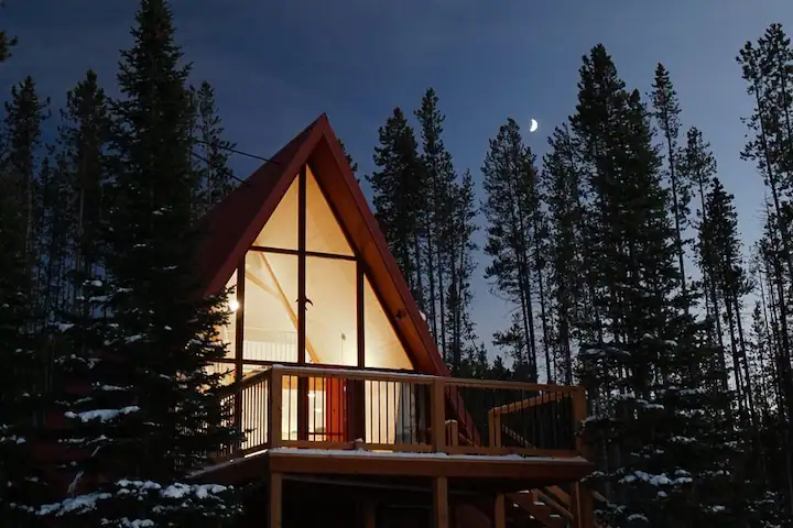 Treehouse cabins in Montana Montana A-Frame