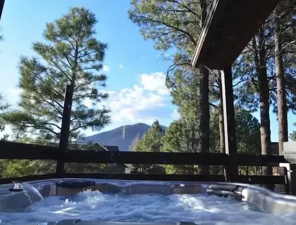 cabins with hot tub Majestic Mountain Chalet