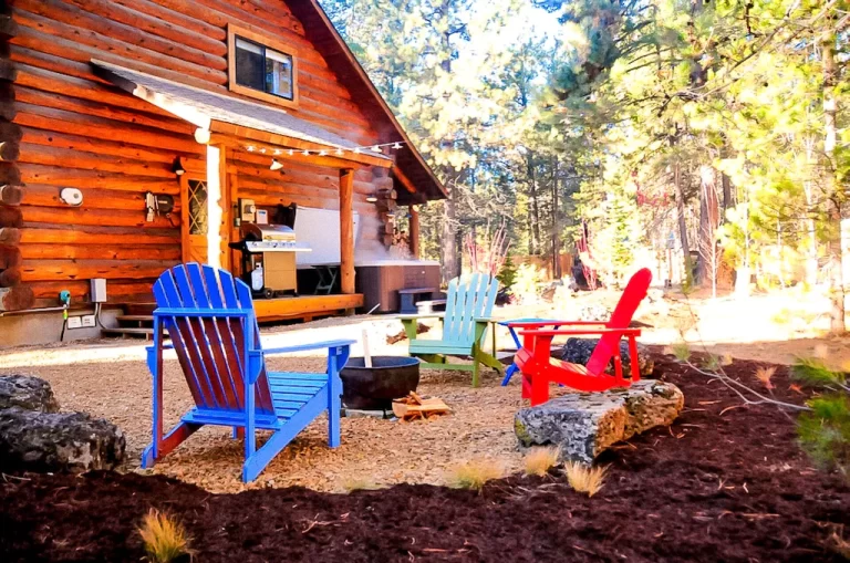 cabins with hot tub in oregon Luxury Log Cabin3