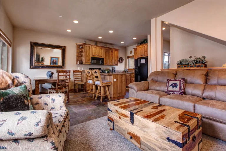Charming Bear-Themed Home Salt Lake City Living Area