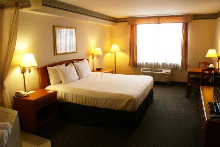 Country Inn and Suites in Lansing City king suite with spa bath 2