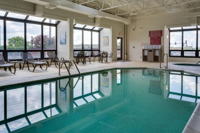 Drury Inn & Suites Columbia - Pool Area with Hot Tub