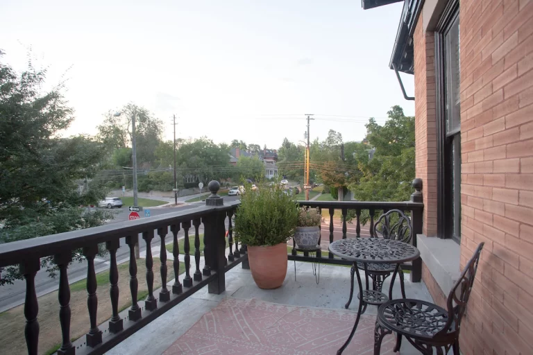 Ellerbeck Mansion Bed & Breakfast Salt Lake City private Balcony