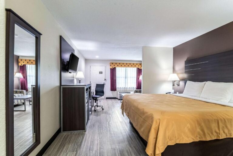 Quality Inn & Suites - suite with king size bed