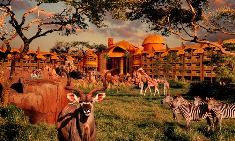 Themed Hotels in Disney World. Animal Kingdom Lodge