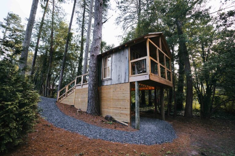 Treehouse cabin in Georgia Pine Meadows1