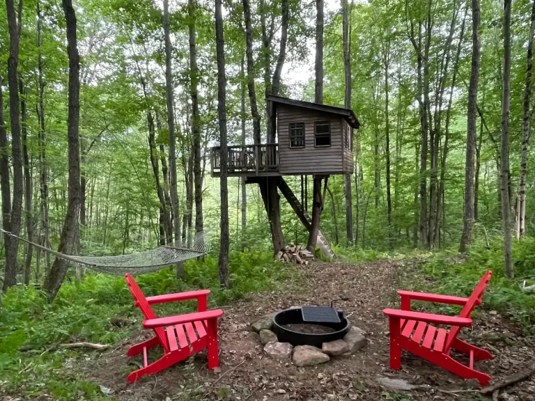 Treehouse cabin in Pennsylvania Adventure