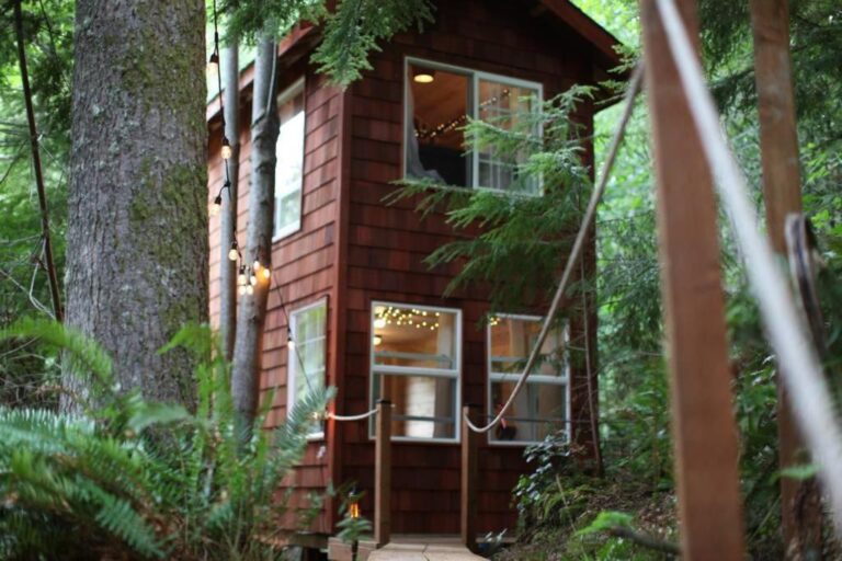 Treehouse cabin in Washington Deer Ridge4