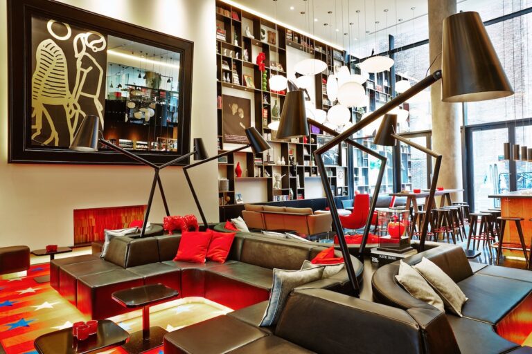 citizenM New York Times Square lobby 2