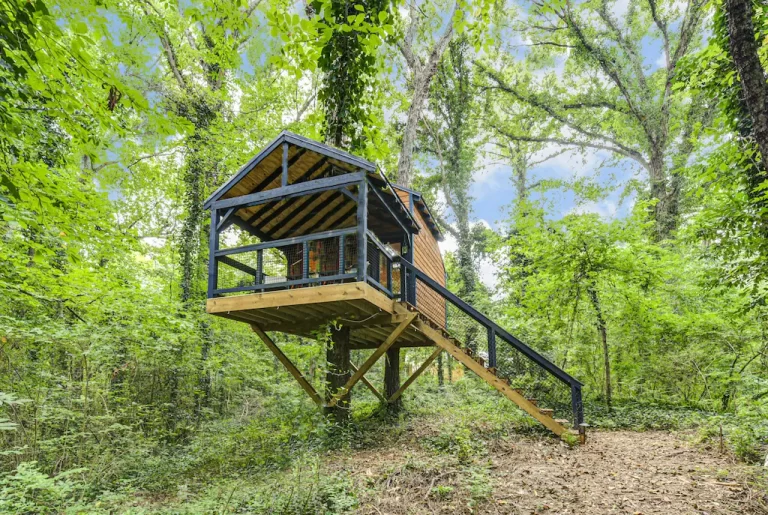 treehouse cabin in atlanta Oasis Treehouse Atlanta