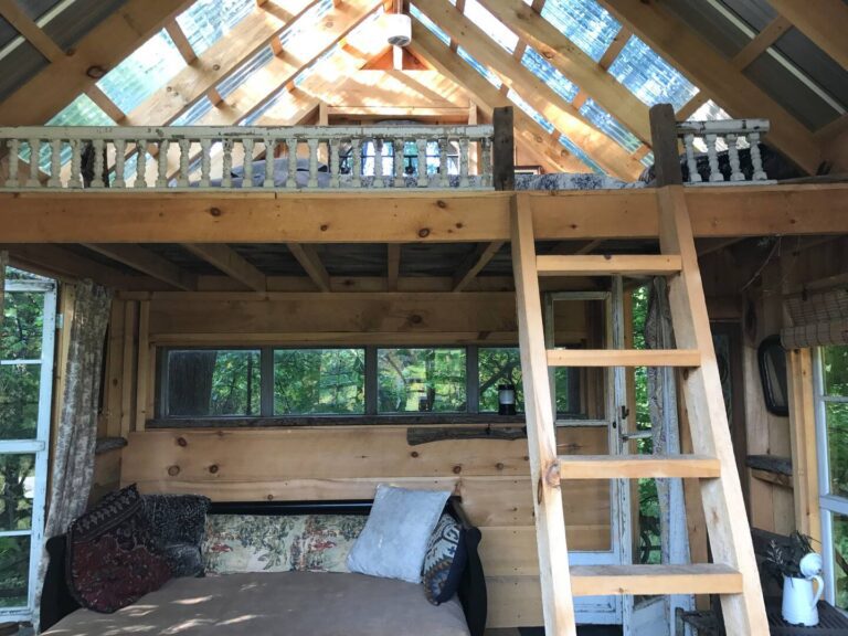 treehouse cabins in upstate ny Whispering Wind Treehouse2