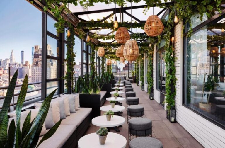 Gansevoort Meatpacking nyc hotel with rooftop