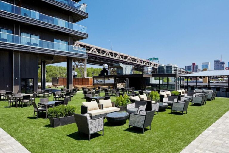 Ravel Hotel Trademark Collection hotel with rooftop terrace in nyc