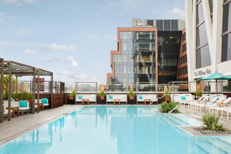 The William Vale nyc hotel with rooftop pool