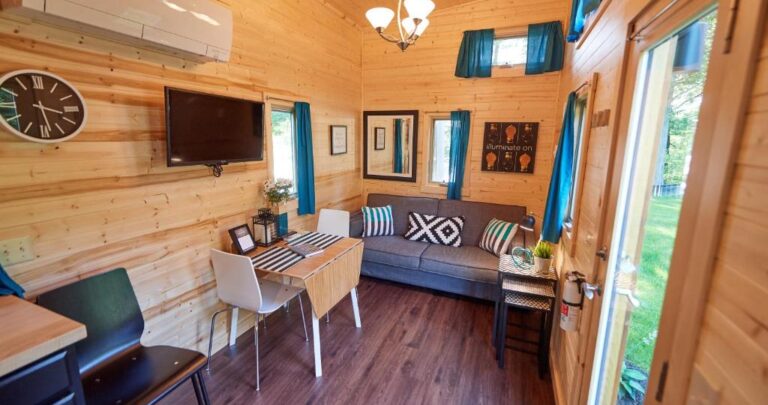 romantic hotels at Tuxbury Pond Camping Resort Tiny House Emerson in maine