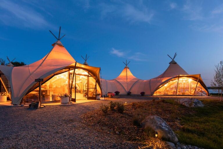 romantic hotels at Under Canvas Acadia in maine
