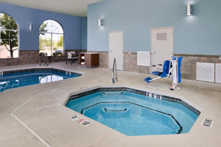 Holiday Inn Express Hotel & Suites - Pool Area with Hot Tub