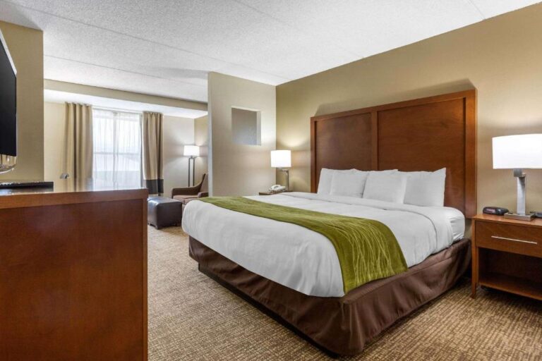 Hotels with Hot Tub in Room - Comfort Inn Asheville - King Suite